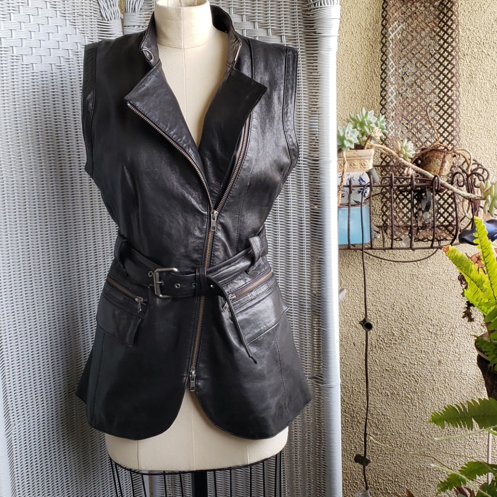 Rachel Zoe leather moto jacket